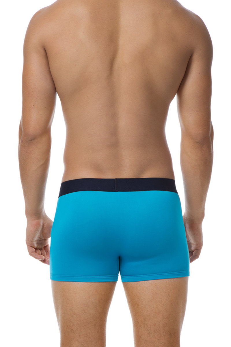 Papi Turquoise Miami Beach Boxer Trunk