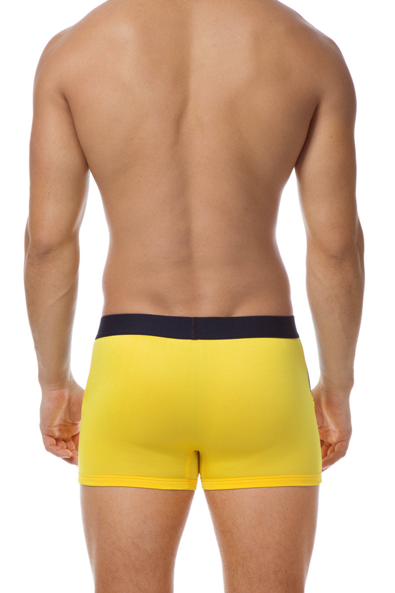 Papi Yellow Miami Beach Boxer Trunk