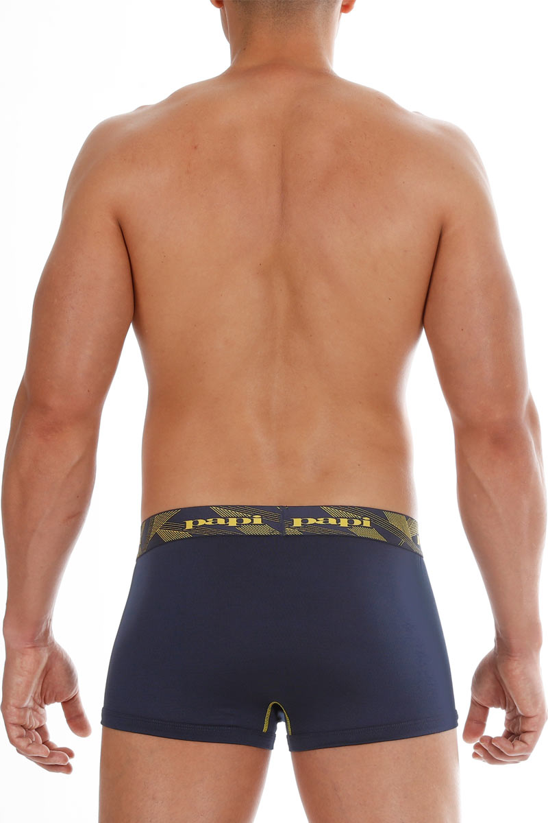 Papi Yellow/Navy Performance-Mesh Brazilian Trunk 2-Pack