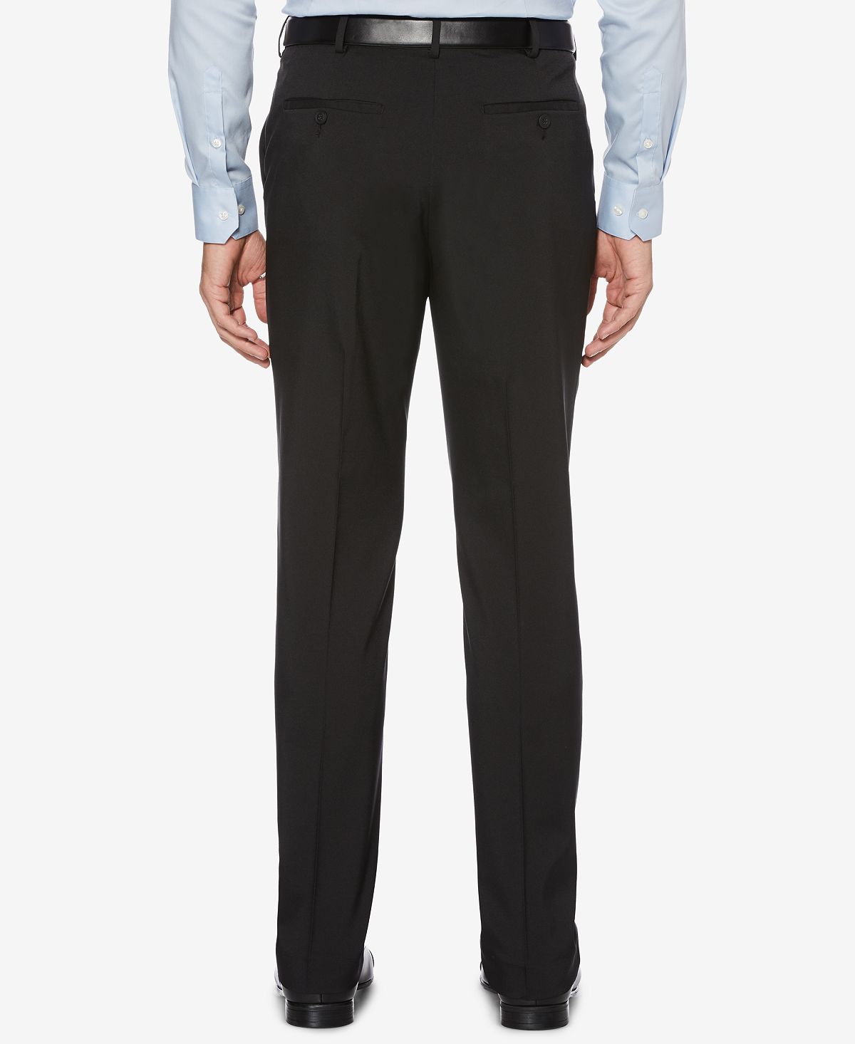 Perry Ellis Closeout! Portfolio Classic-fit Stretch Crosshatch Dress Pants Black