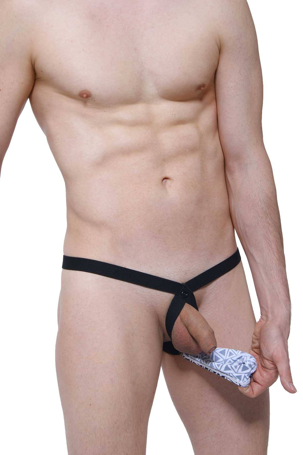 PetitQ Black/White Printed 4-in-1 Thong