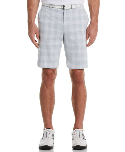 Pga Tour Stacked-print Golf Shorts Bright White