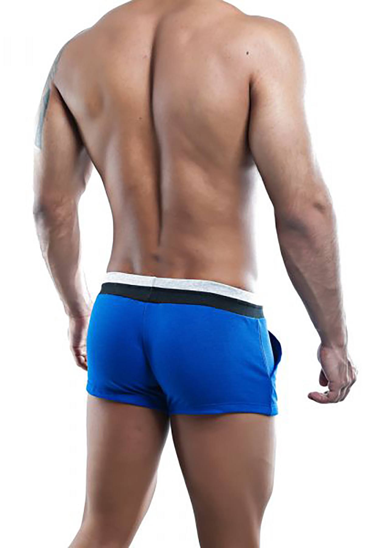 Pistol Pete Royal-Blue/Black/Grey Swim Short