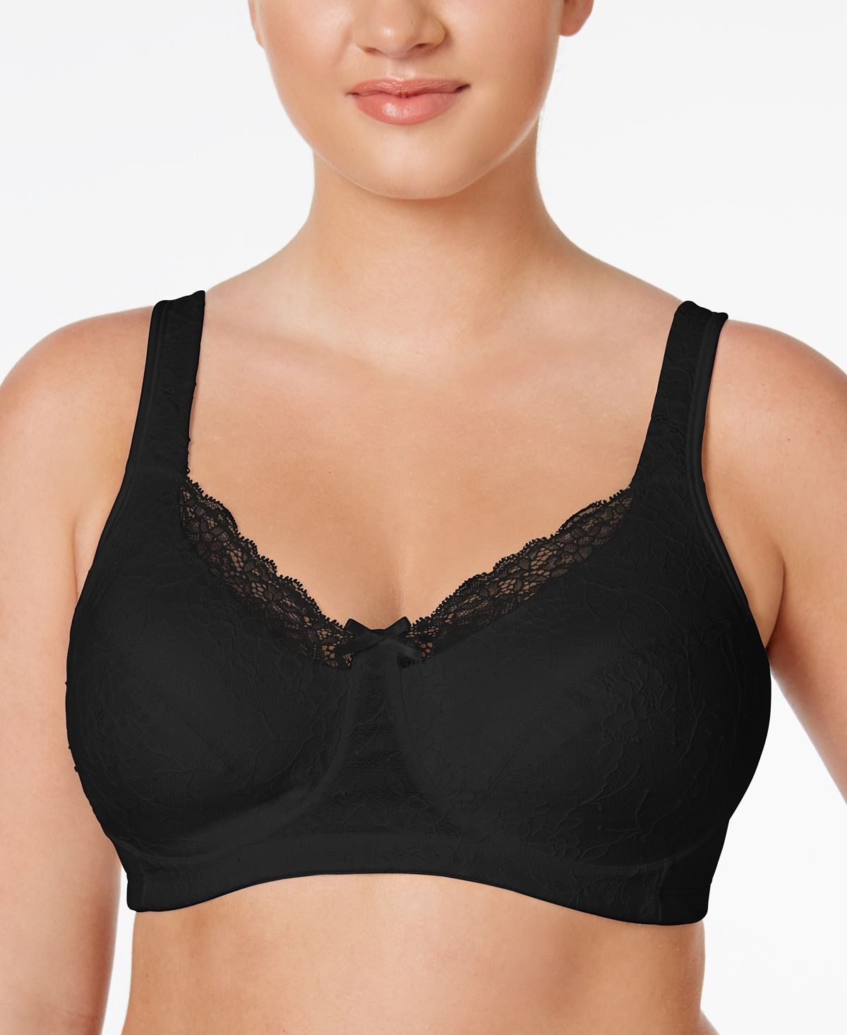 Playtex 18 Hour Post Surgery Perfect Lift Lace Wireless Bra E515 Online  Only Black