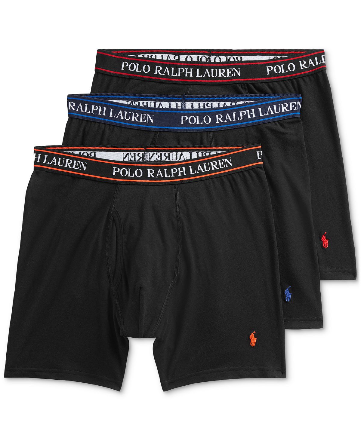Polo Ralph Lauren 3-pk. Classic Stretch Boxer Briefs Polo Black