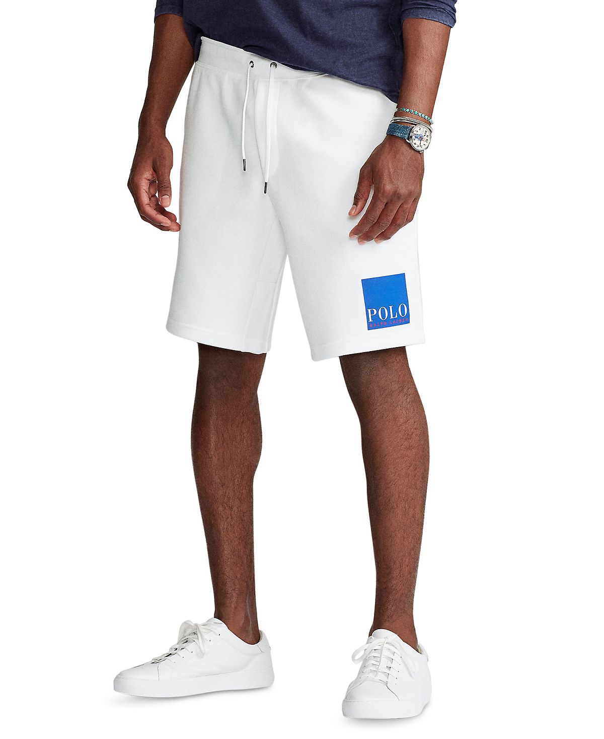 Polo Ralph Lauren 7.5-inch Logo Double-knit Shorts White