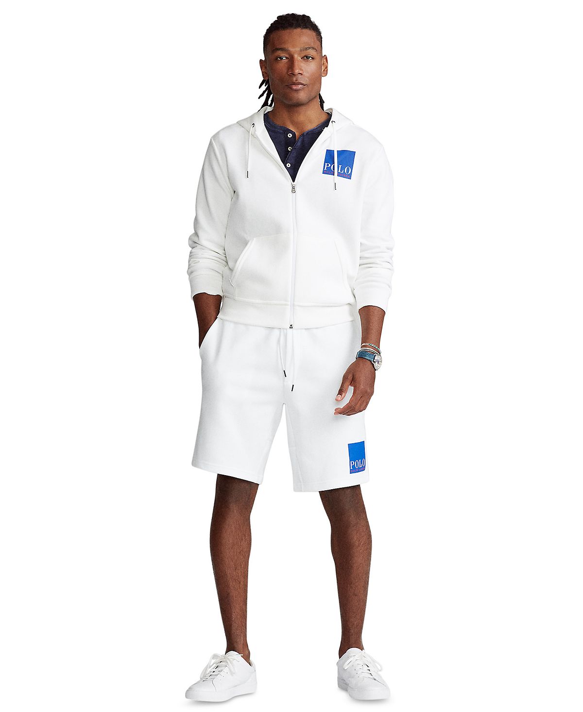 Polo Ralph Lauren 7.5-inch Logo Double-knit Shorts White
