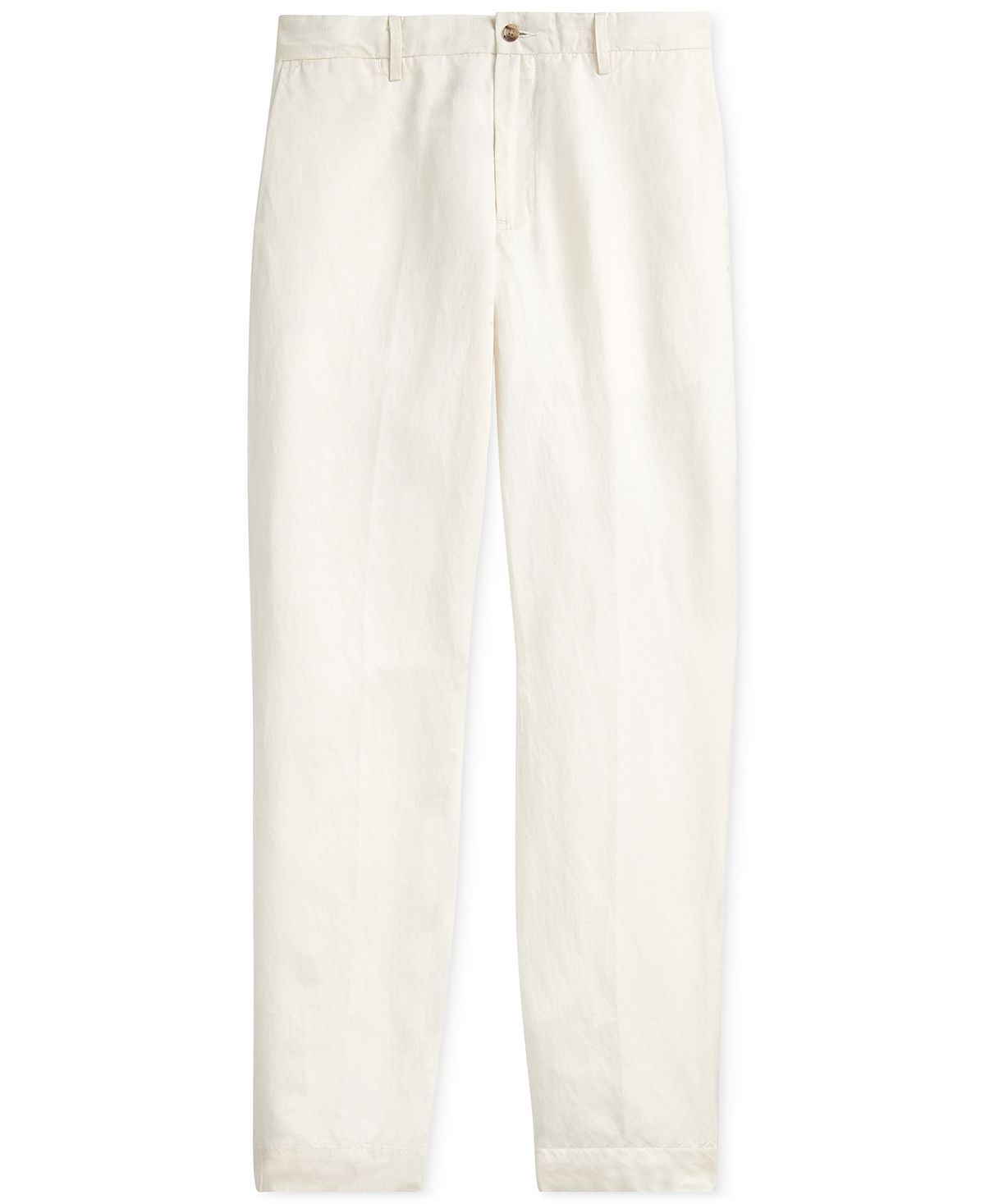Polo Ralph Lauren Big & Tall Straight Fit Linen-blend Pants Andover Cream