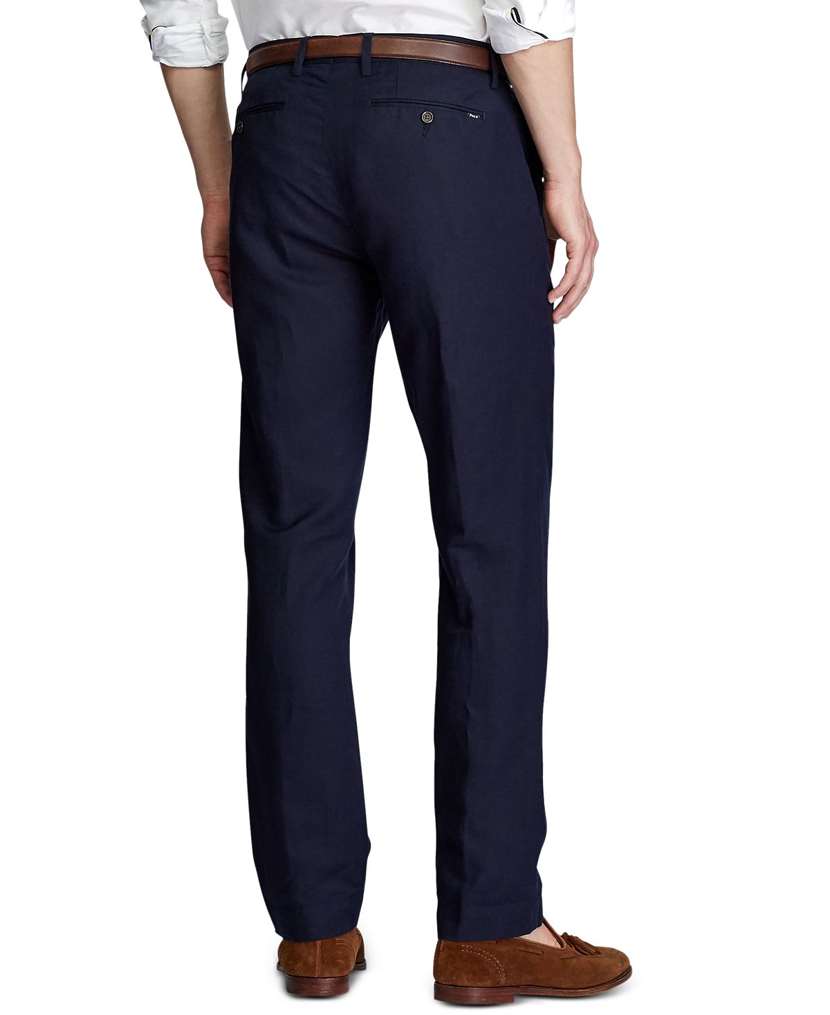 Polo Ralph Lauren Big & Tall Straight Fit Linen-blend Pants Aviator Navy