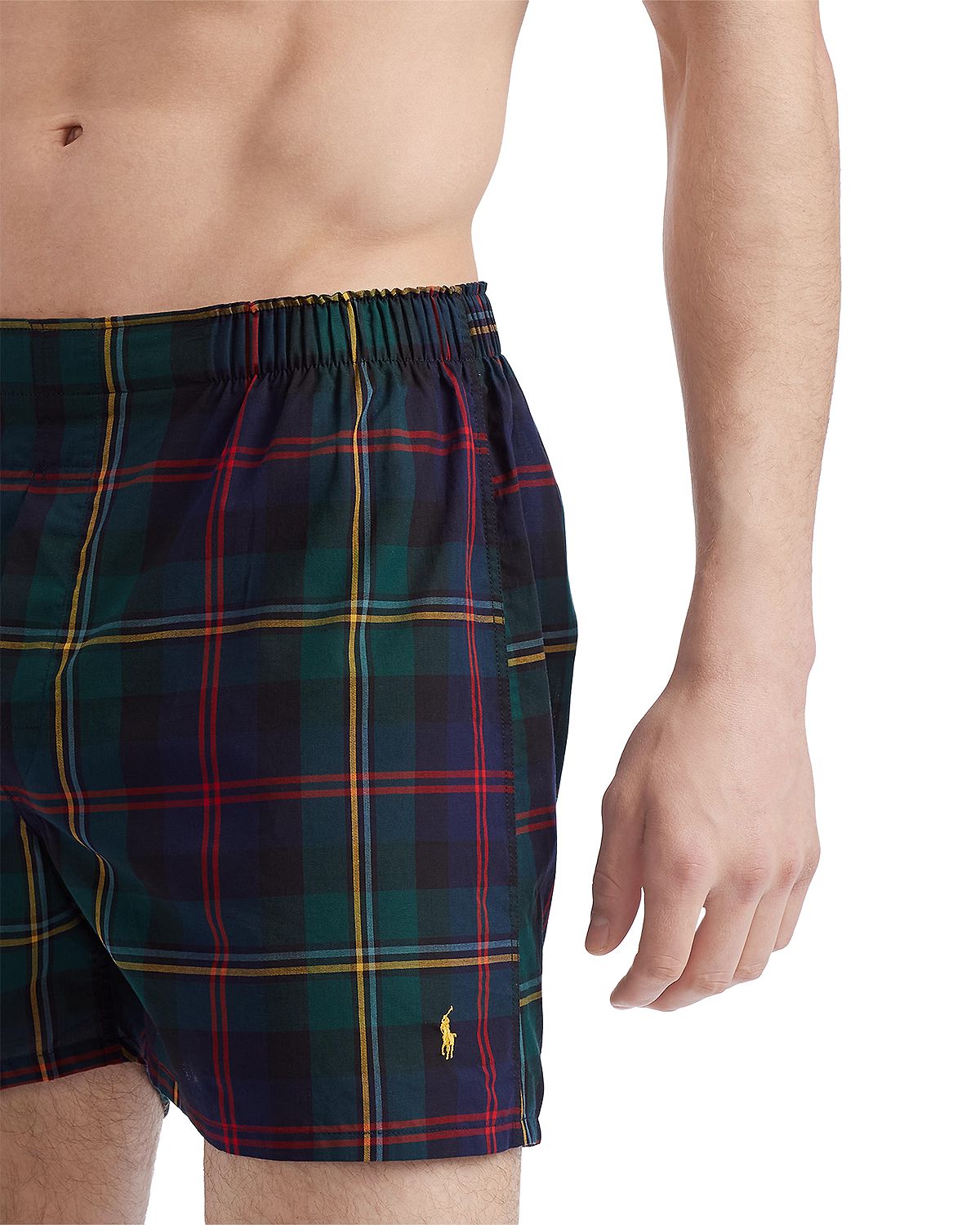 Polo Ralph Lauren Classic Fit Plaid Boxers Pack Of 3 Blackwatch Plaid