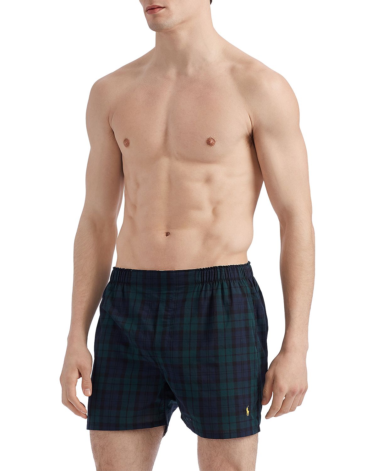 Polo Ralph Lauren Classic Fit Plaid Boxers Pack Of 3 Blackwatch Plaid