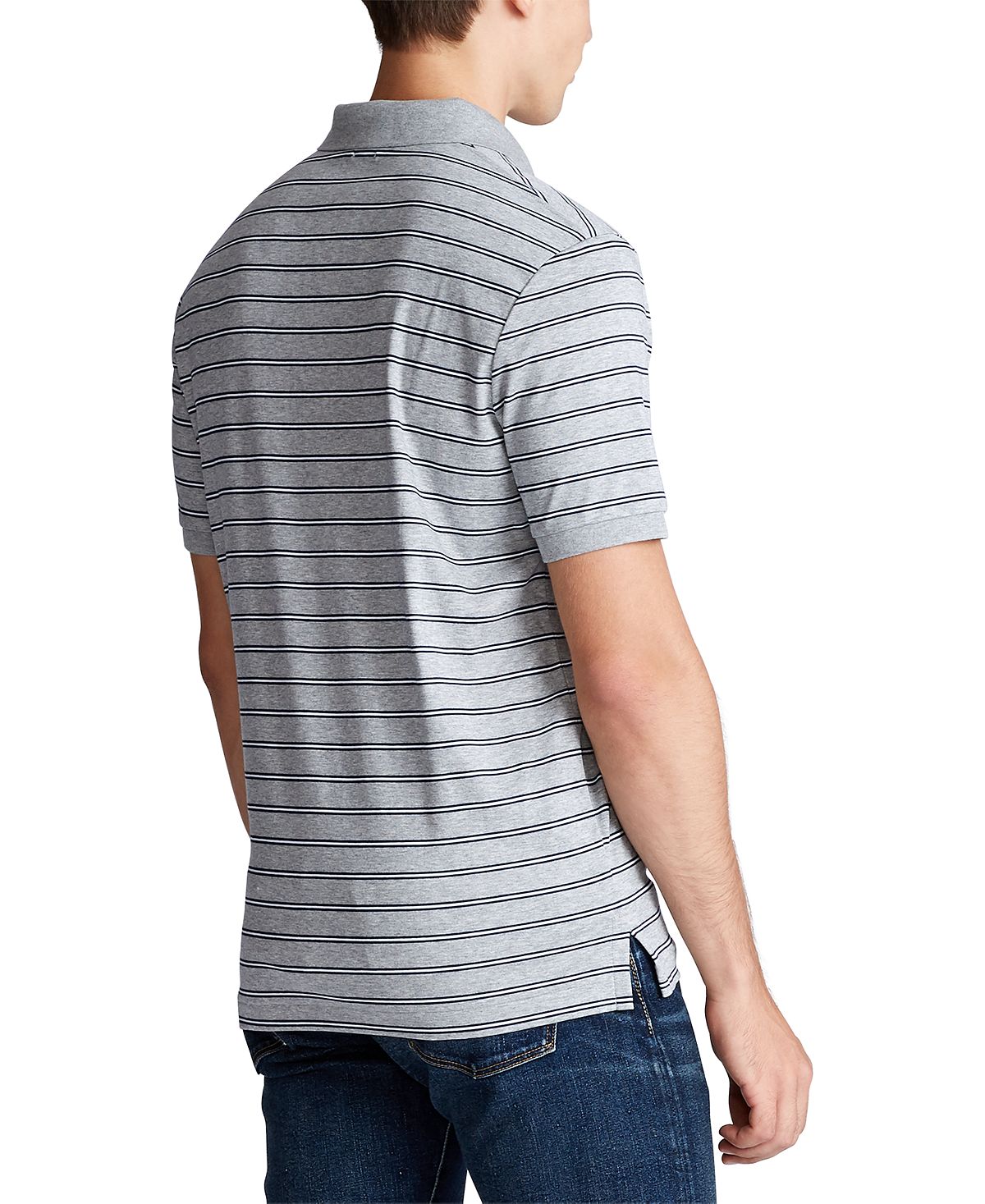 Polo Ralph Lauren Classic Fit Stripe Polo Shirt Andover Heather Multi