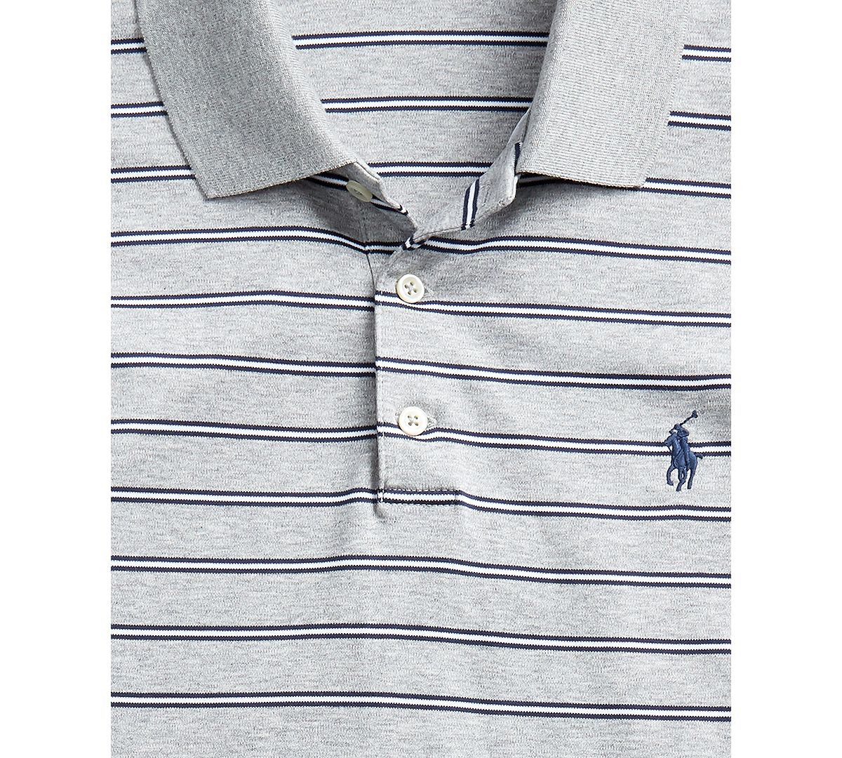 Polo Ralph Lauren Classic Fit Stripe Polo Shirt Andover Heather Multi