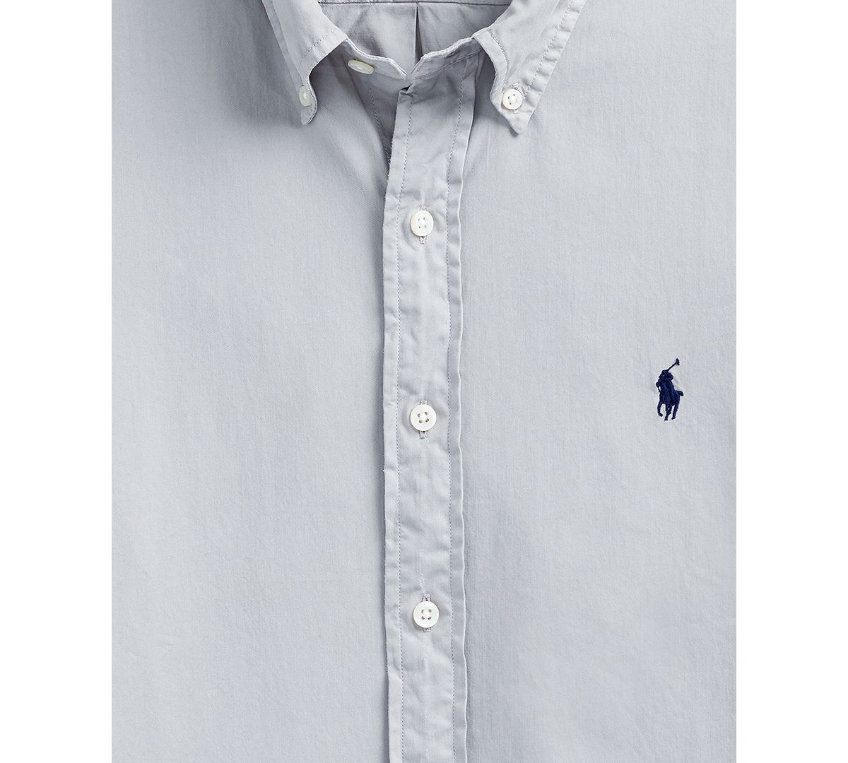 Polo Ralph Lauren Classic Fit Twill Shirt Grey Fog