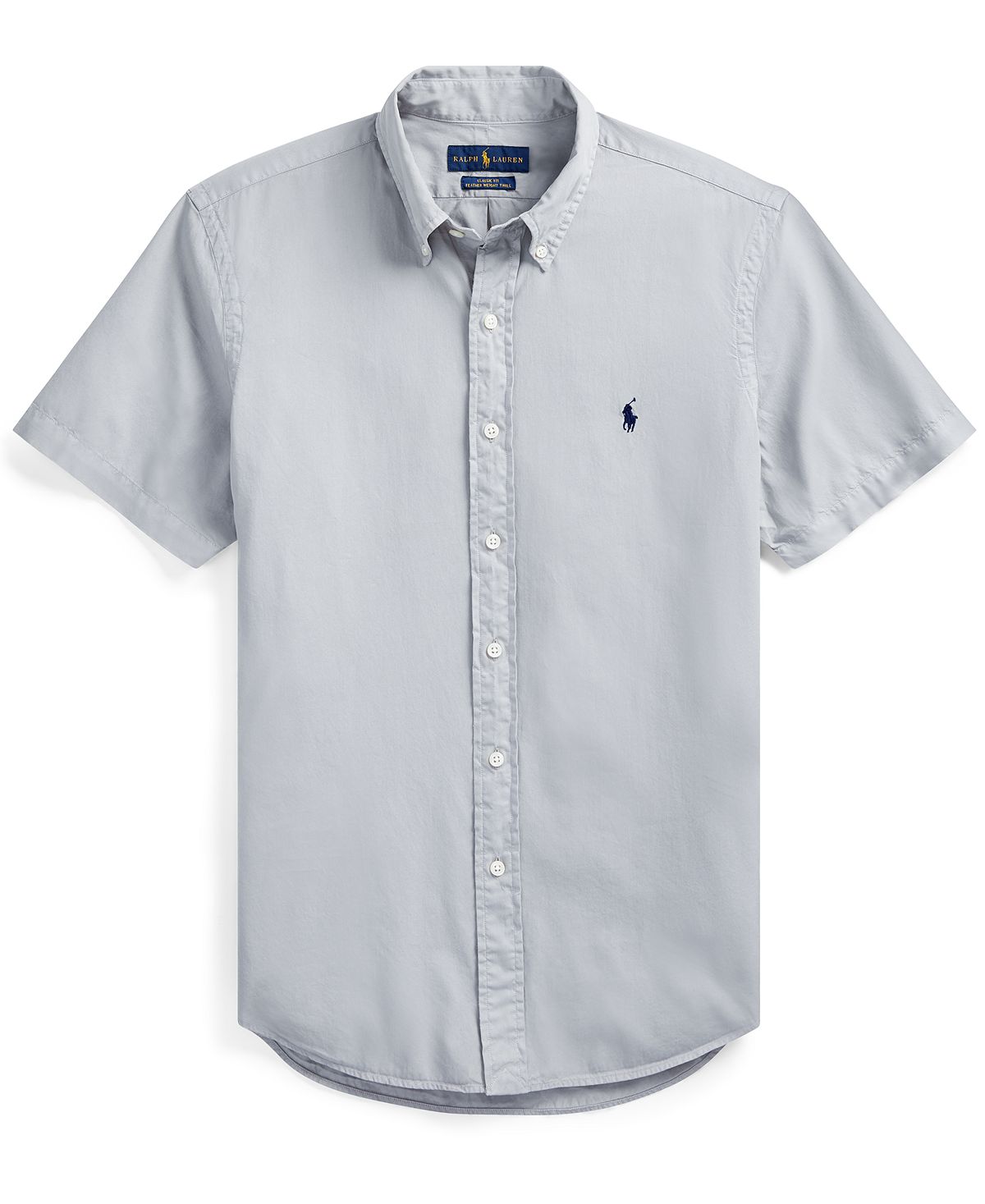Polo Ralph Lauren Classic Fit Twill Shirt Grey Fog