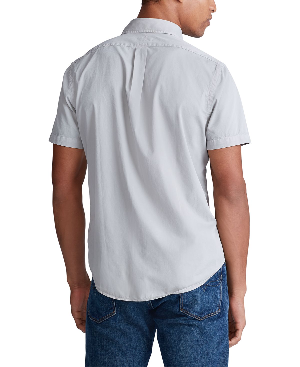 Polo Ralph Lauren Classic Fit Twill Shirt Grey Fog
