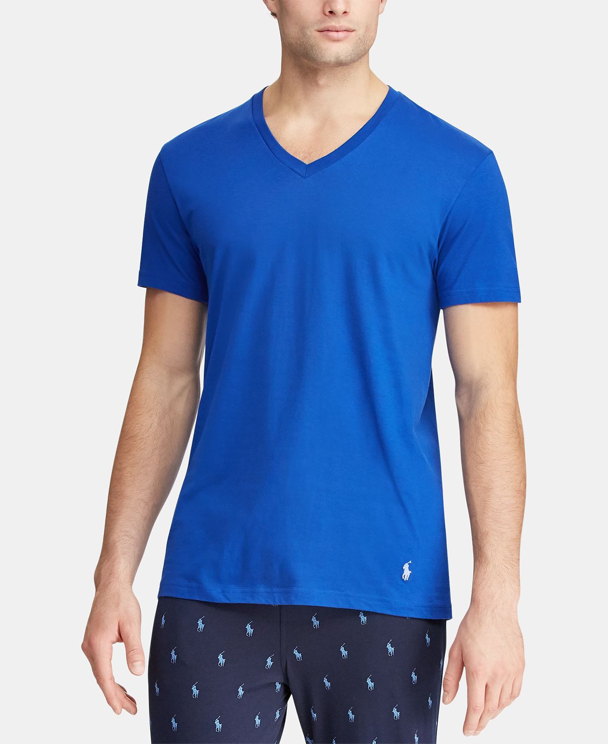 Polo Ralph Lauren Classic V-neck Cotton T-shirt 3-pk. Royal/red/navy
