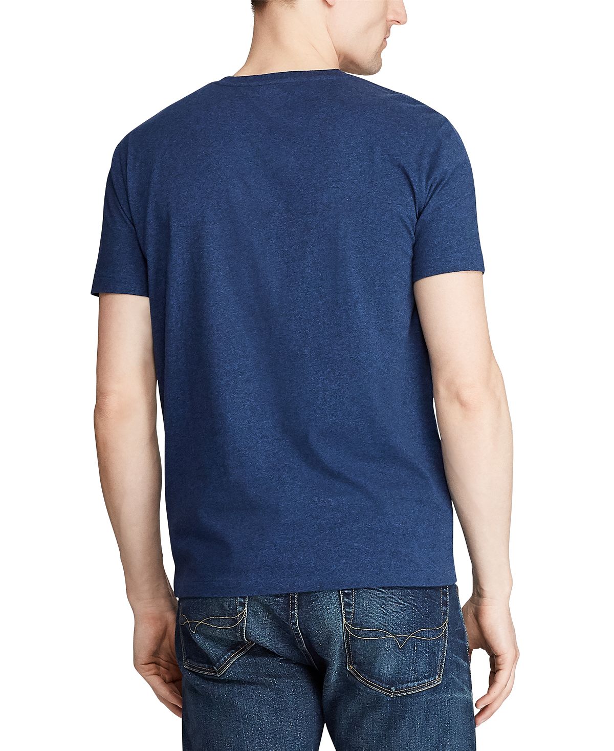 Polo Ralph Lauren Classic-fit V Neck T-shirt Monroe Blue Heather