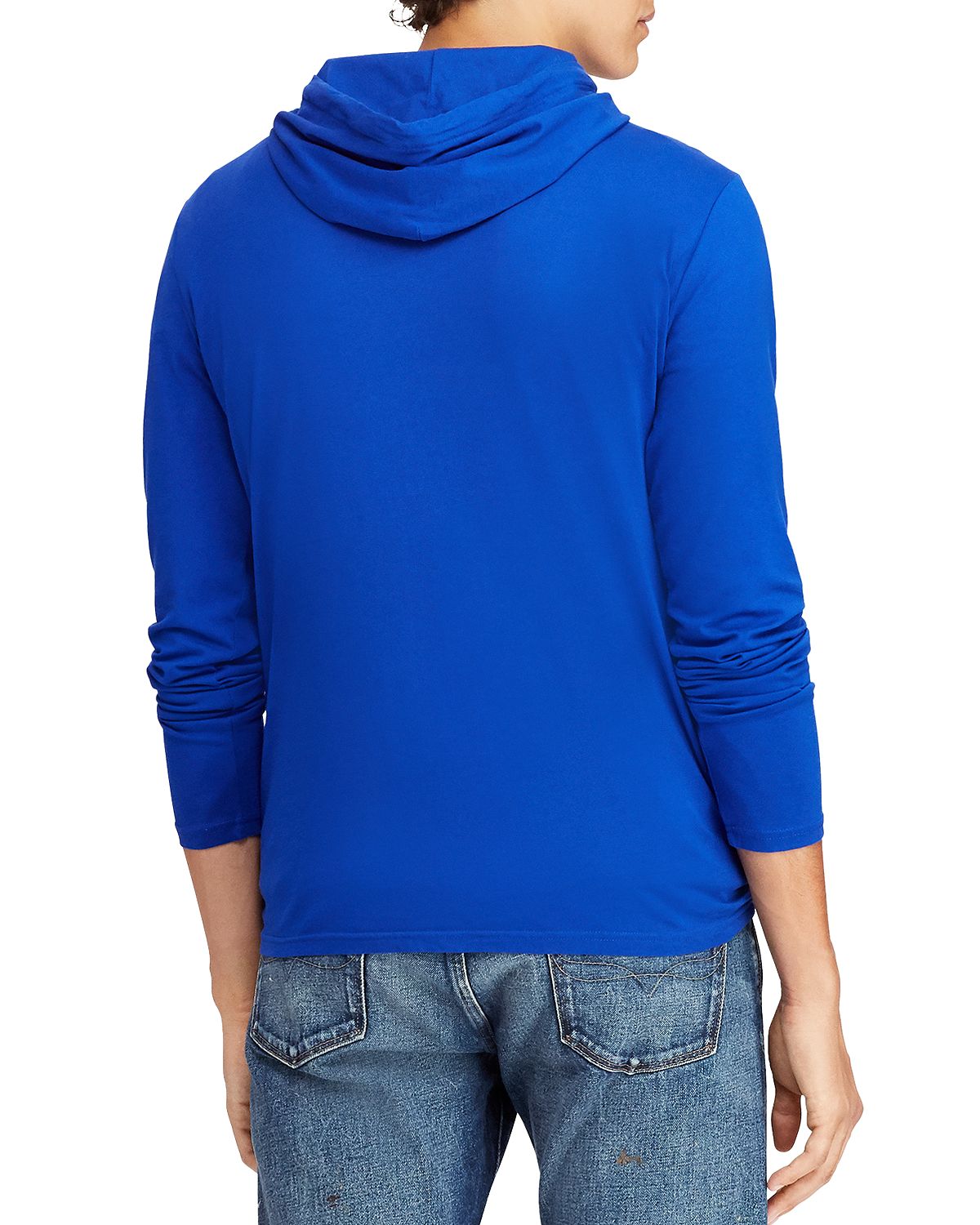 Polo Ralph Lauren Hooded Long-sleeve Tee Blue