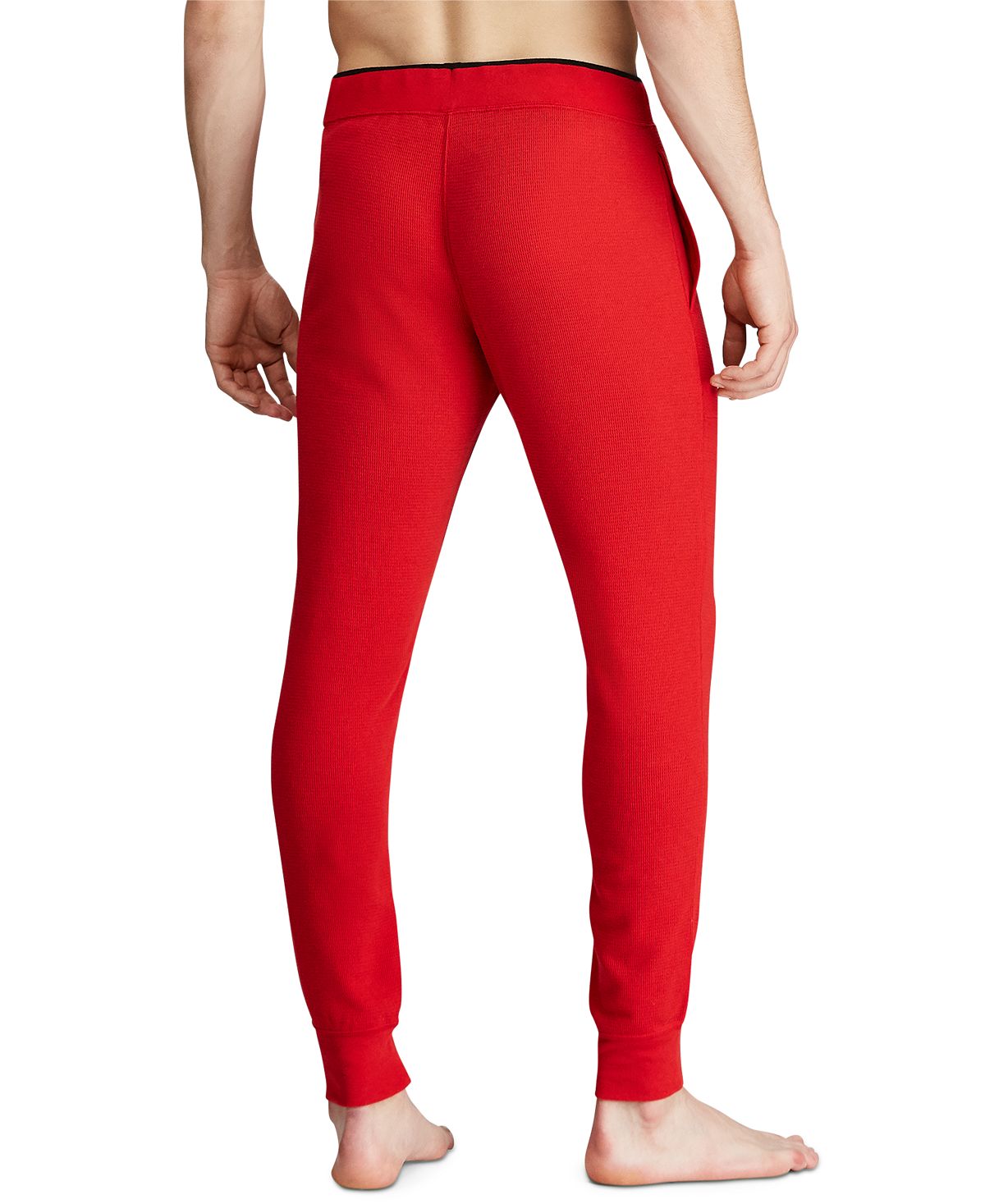 Polo Ralph Lauren Logo Script Pajama Joggers Rl2000 Red