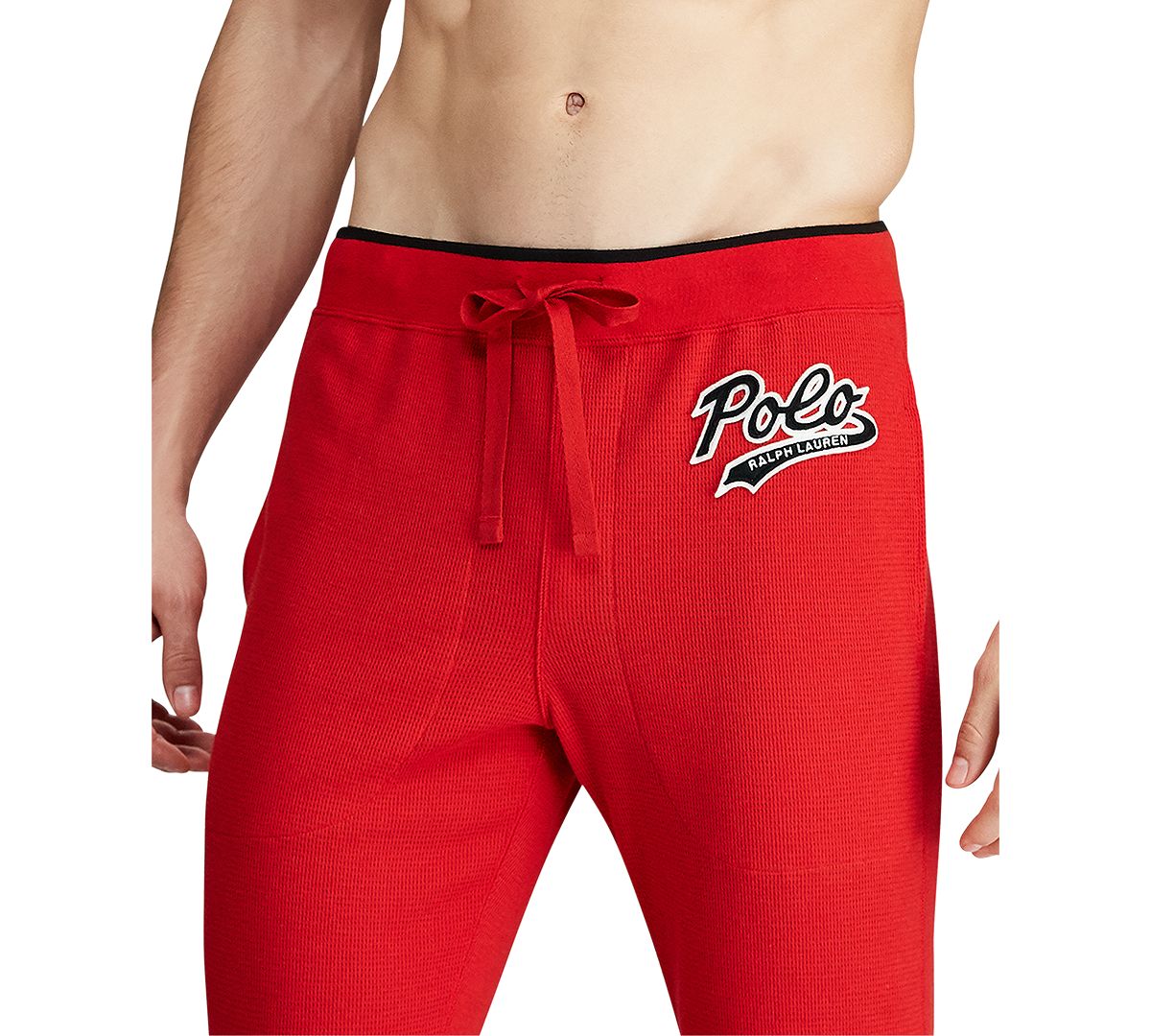 Polo Ralph Lauren Logo Script Pajama Joggers Rl2000 Red