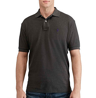 Polo Ralph Lauren Men's Classic-Fit Mesh Polo Shirt Black