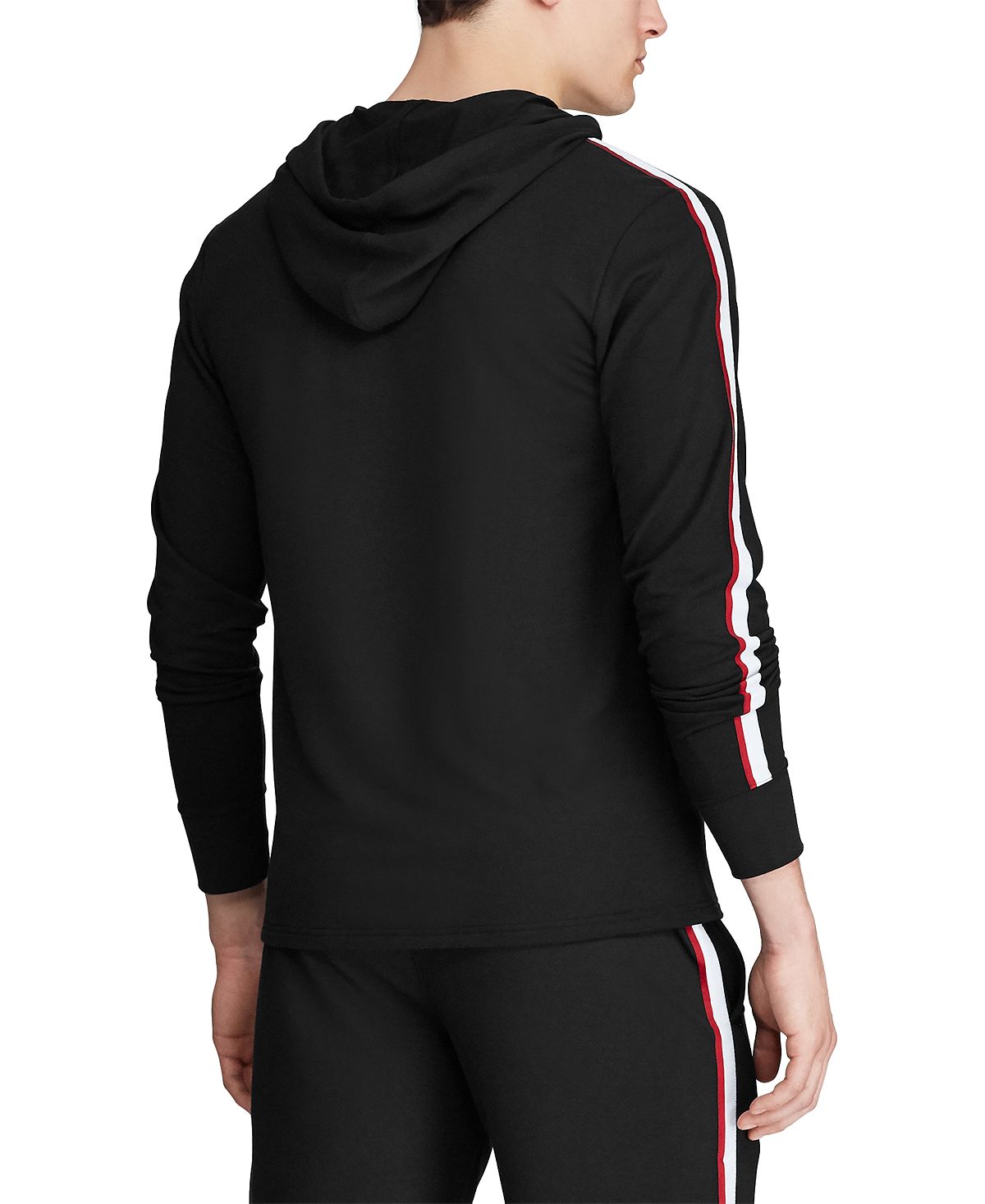 Polo Ralph Lauren Mini-terry Pajama Hoodie Black