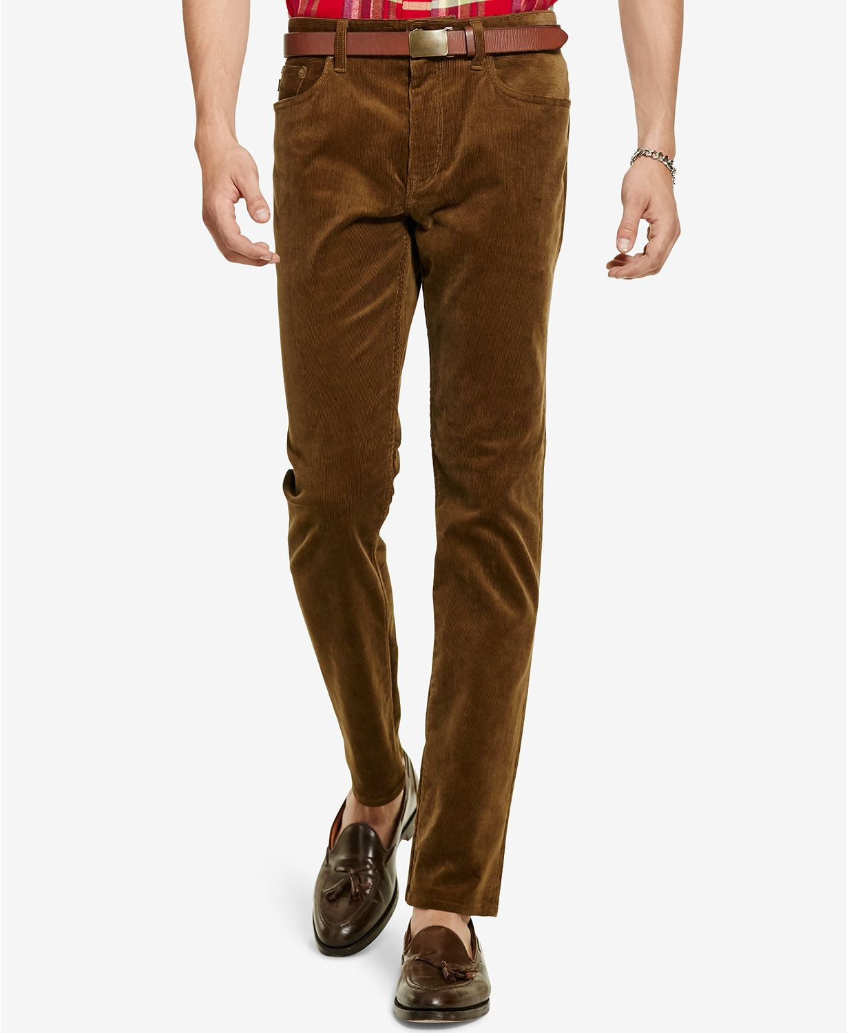 Polo Ralph Lauren Straight-fit Stretch Corduroy Pants Brown
