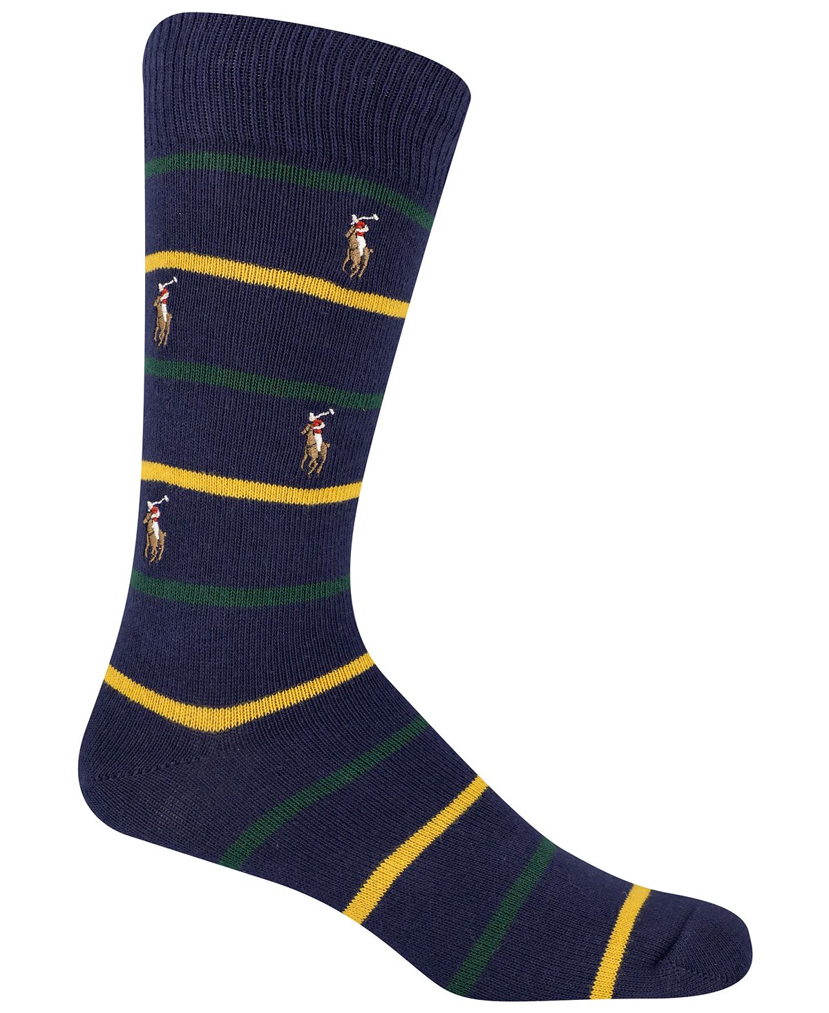 Polo Ralph Lauren Striped Crew Socks Navy