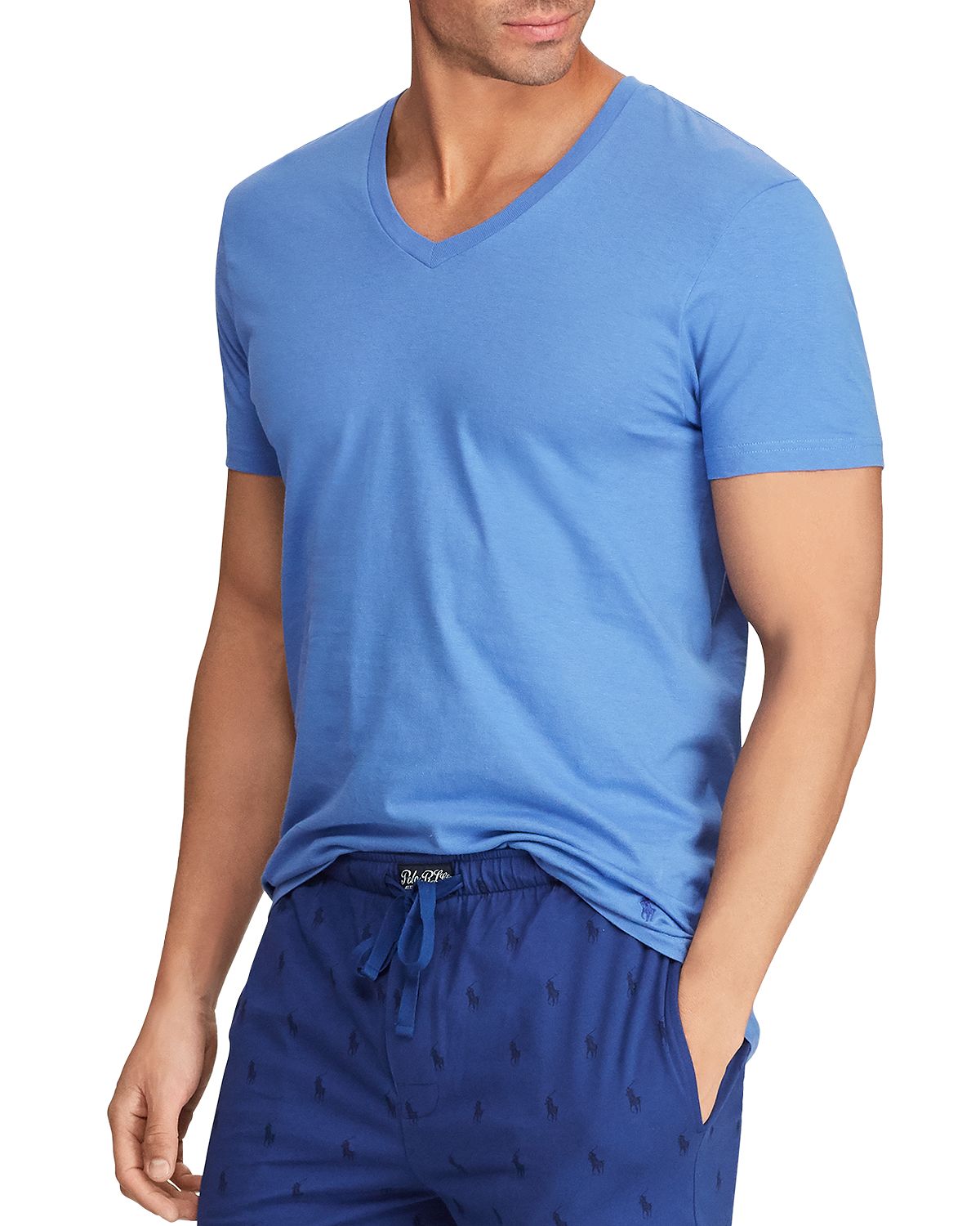 Polo Ralph Lauren Wicking 3 Pack V-neck Classic Fit Tee Red/Blue/Navy