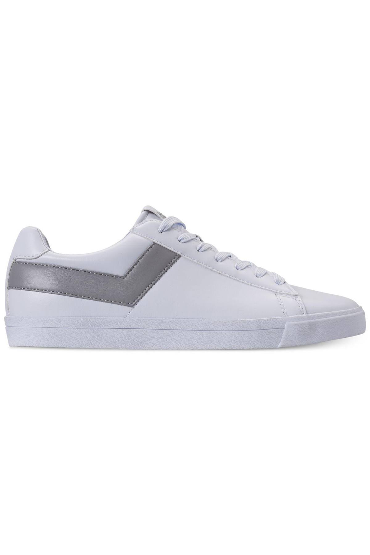 Pony White/Grey Top-Star Lo Core Sneakers