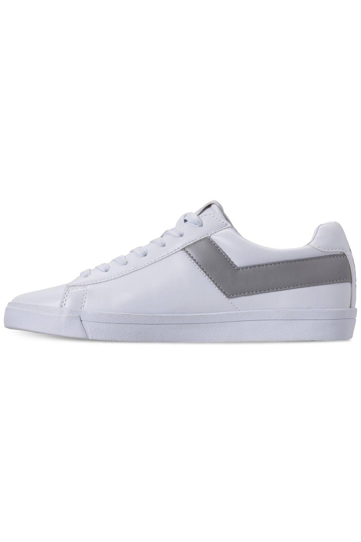 Pony White/Grey Top-Star Lo Core Sneakers