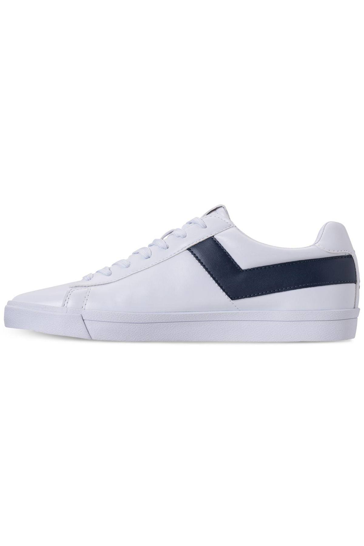 Pony White/Navy Top-Star Lo Core Sneakers