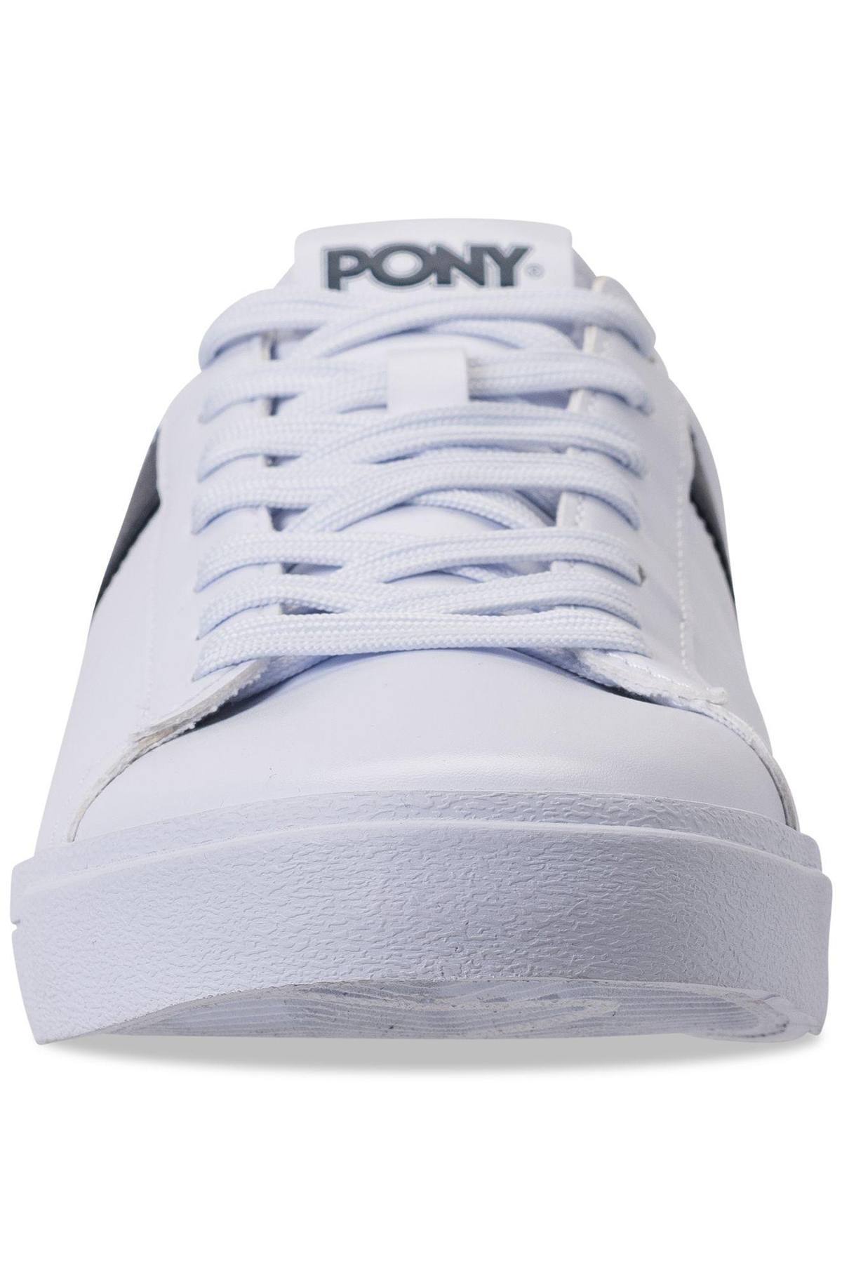 Pony White/Navy Top-Star Lo Core Sneakers