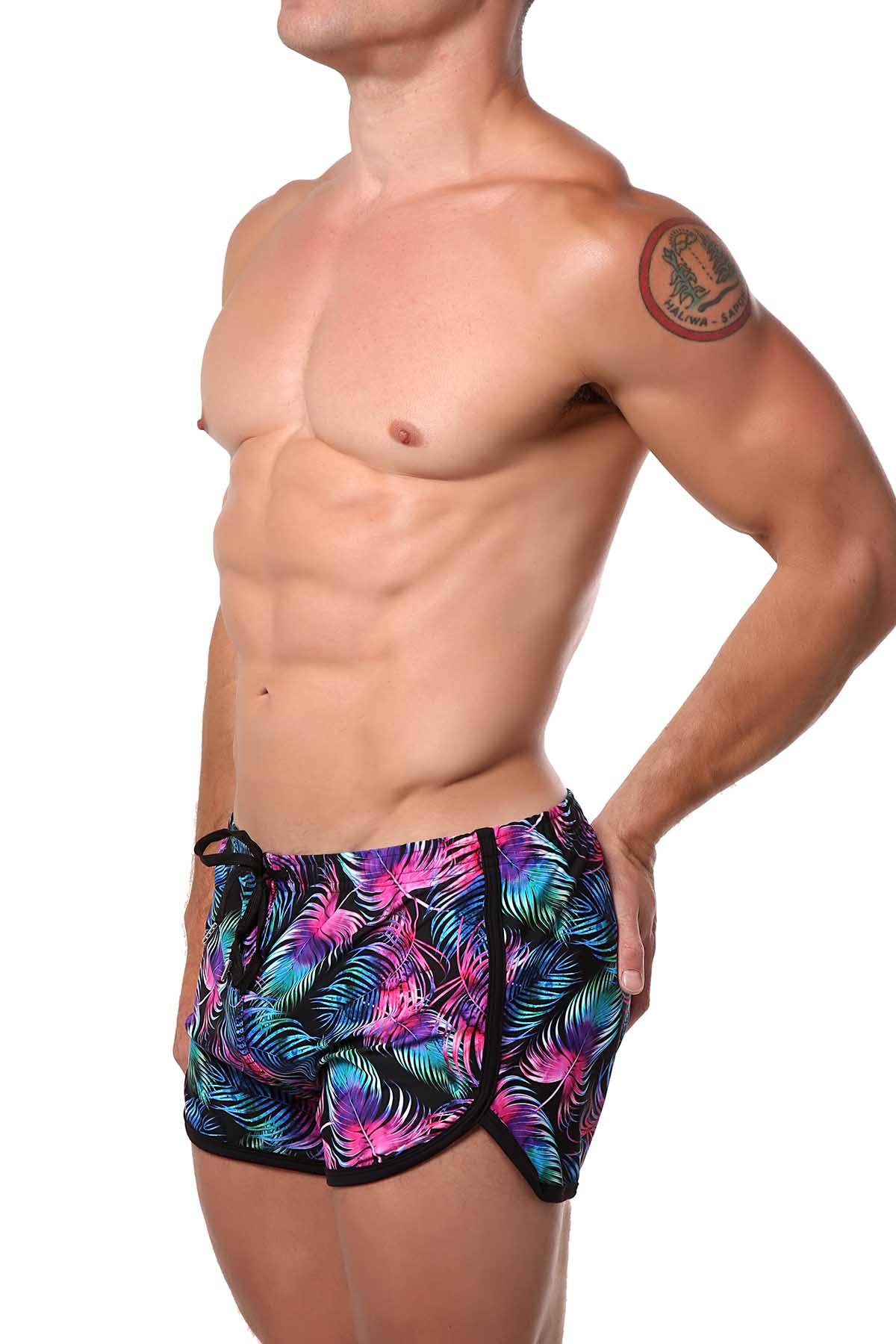 Pool Boy Dark-Palm Swim Short