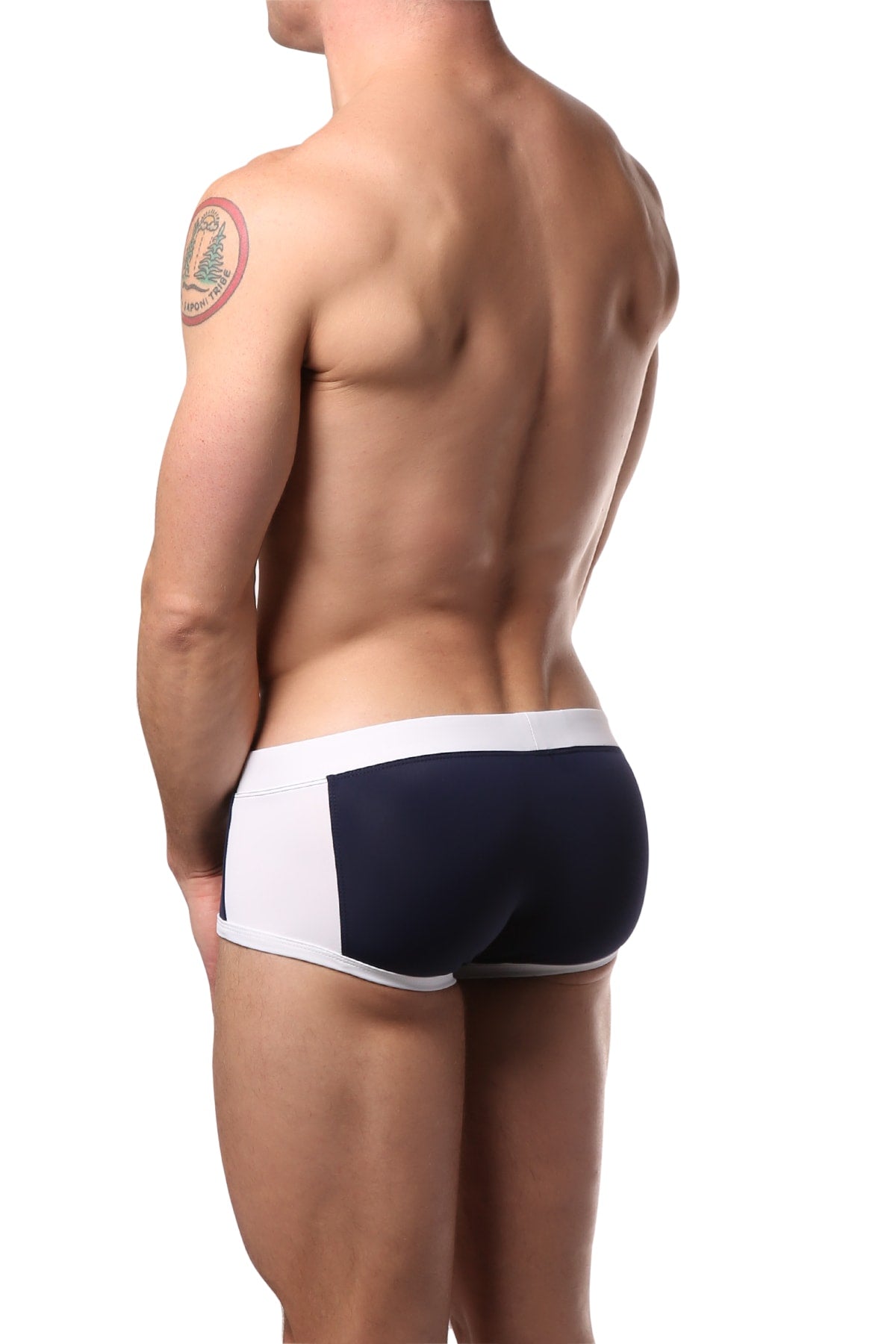 PoolBoy Navy Contrast Swim Trunk