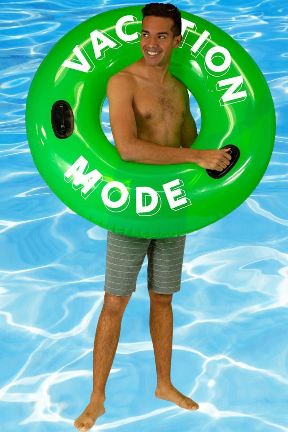 Poolcandy Sweet Shop Sour Apple"vacation Mode" 48" Pool Tube With Handles Green