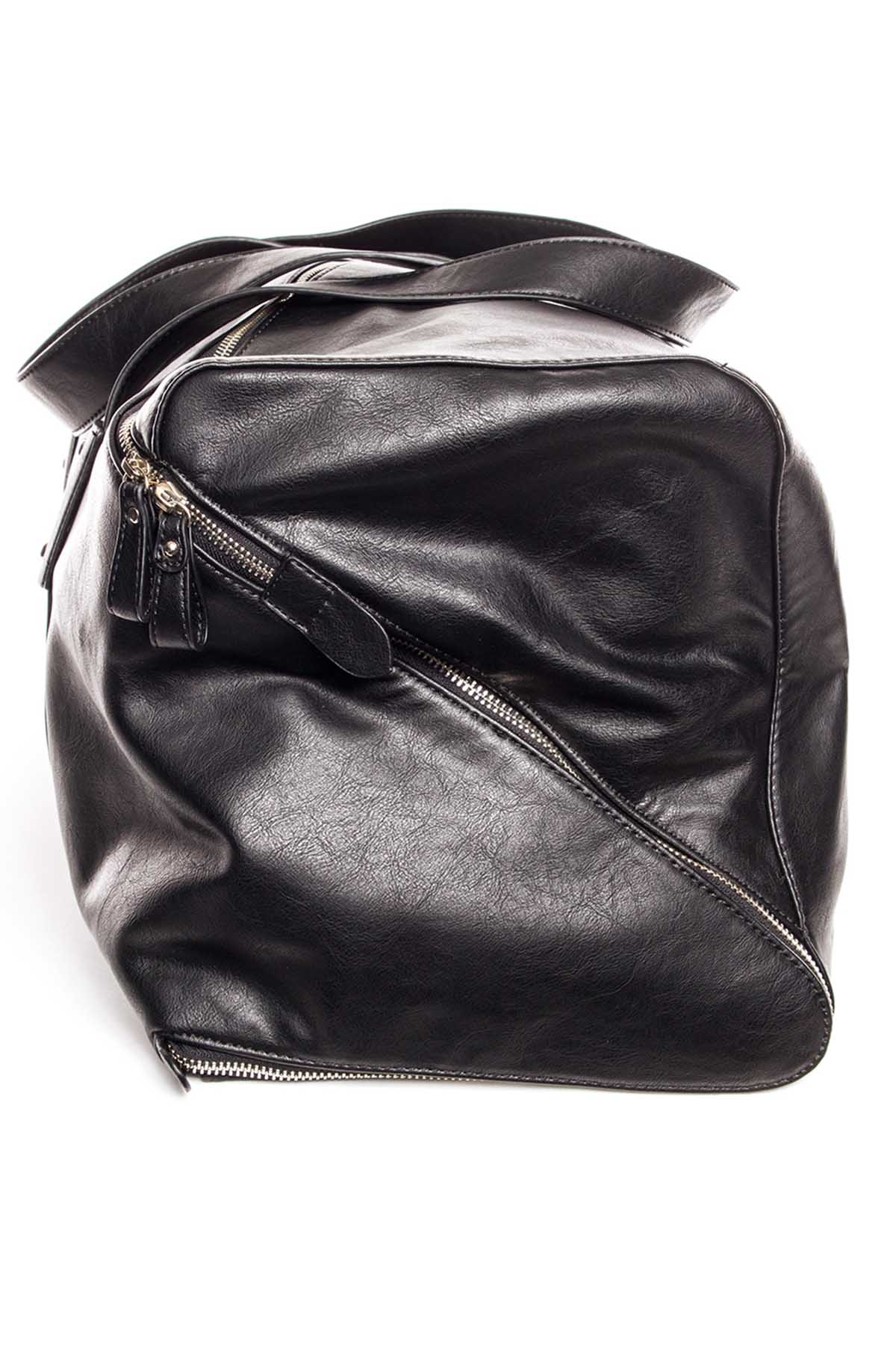 Premium Xpression Black Derek Diagonal Duffle Bag