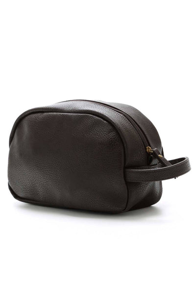 Premium Xpression Brown Braden Vegan-Leather Dopp Kit