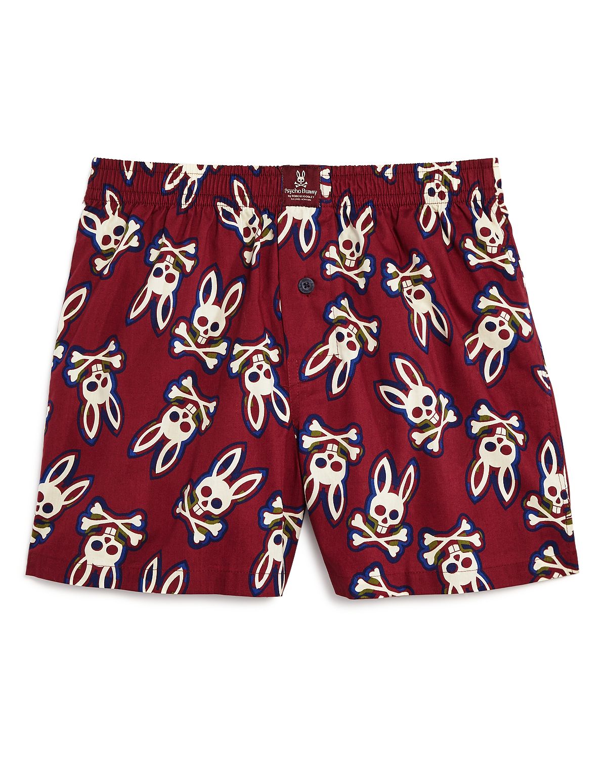 Psycho Bunny Logo Print Boxers Pinot Bunny