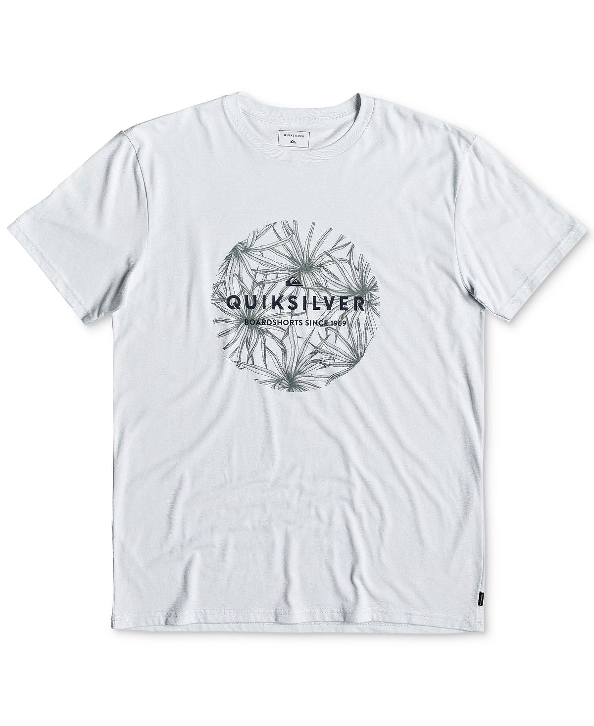 Quiksilver Classic Bob Graphic T-shirt Sky Gray Heather