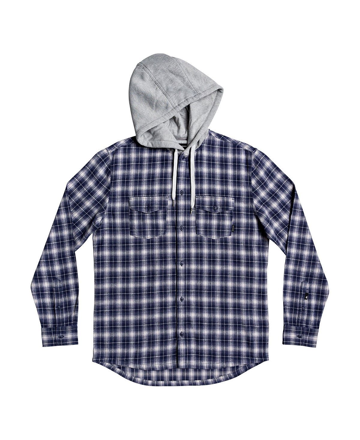 Quiksilver Snap Up Flannel Shirt Nightshadow Snap Up