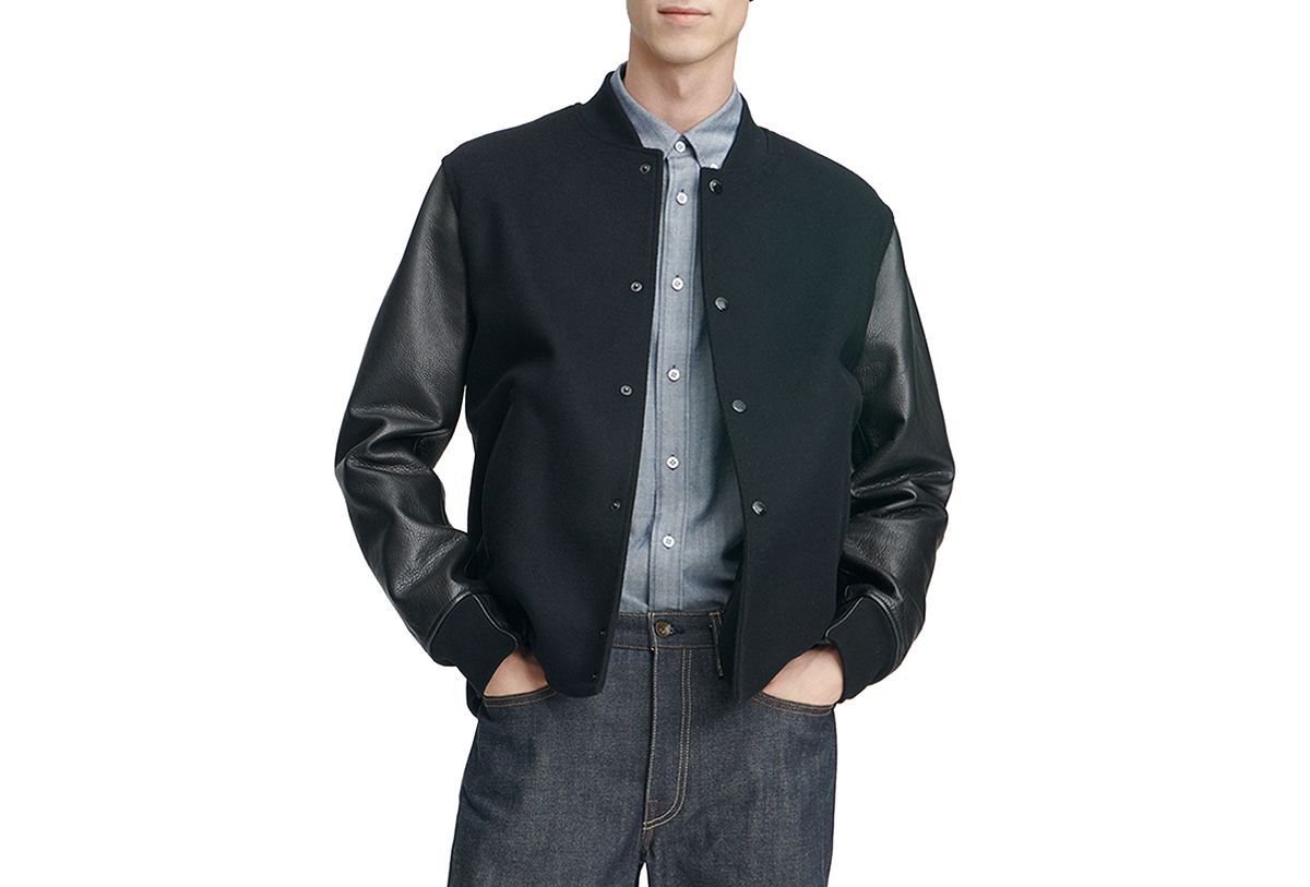 Rag & Bone Boulder Mixed-media Jacket Black