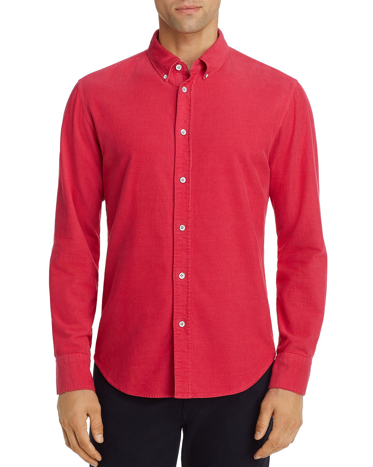 Rag & Bone Tomlin Corduroy Fit 2 Slim Fit Shirt Pink