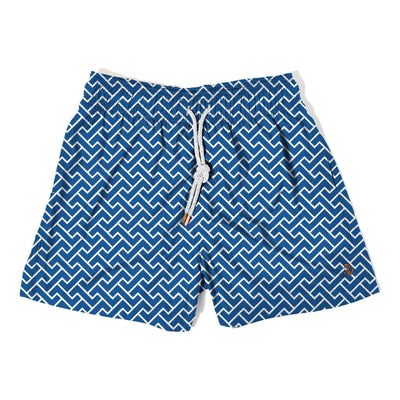 Retromarine Zig Zag Navy Swim Shorts