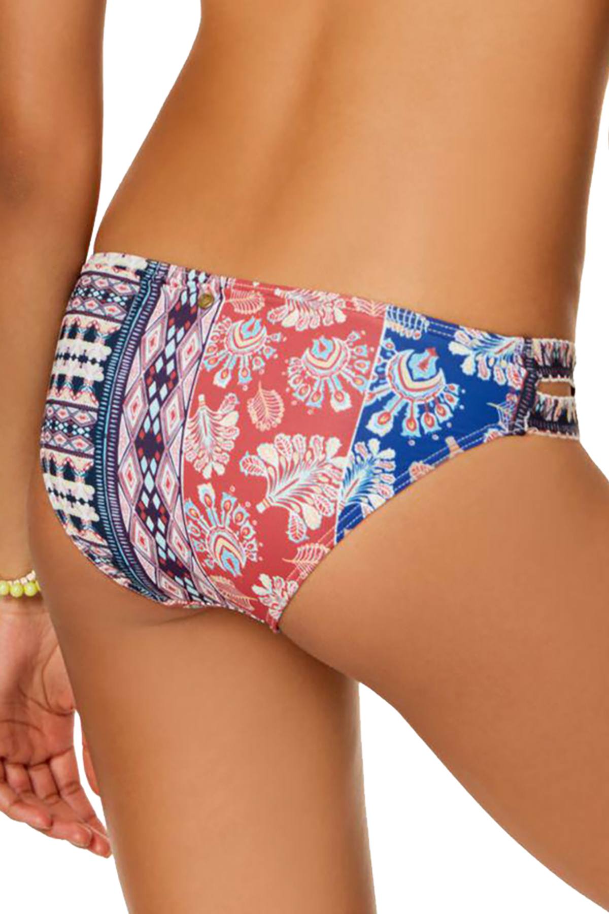 Roxy Bohemian Vibes 70's Bikini Bottom in Multicolor