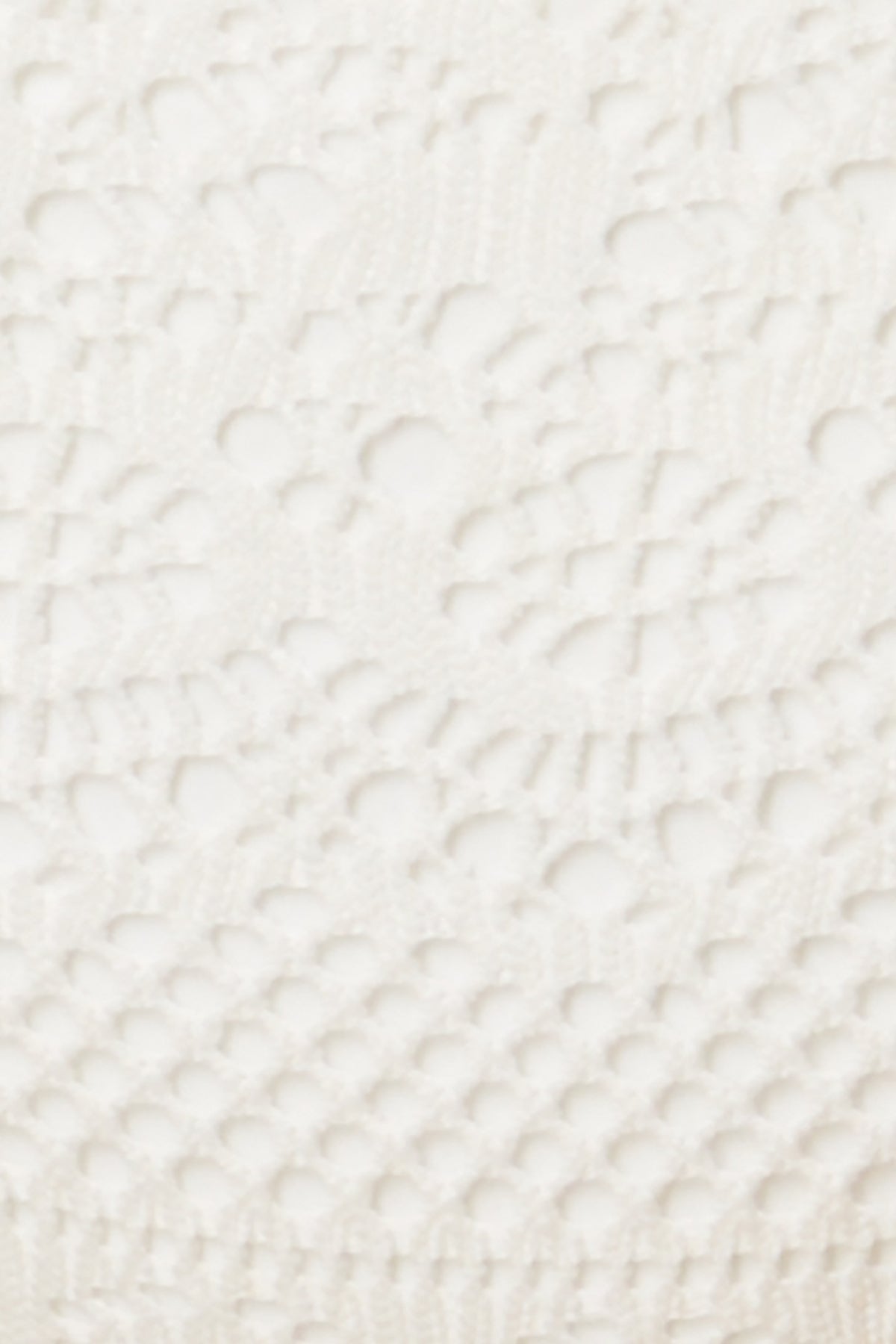 Roxy Surf Memory Crochet Scooter Bikini Bottom in White