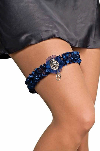 Rubies Costume Navy Secret Wishes Police Badge & Handcuffs Leg Garter