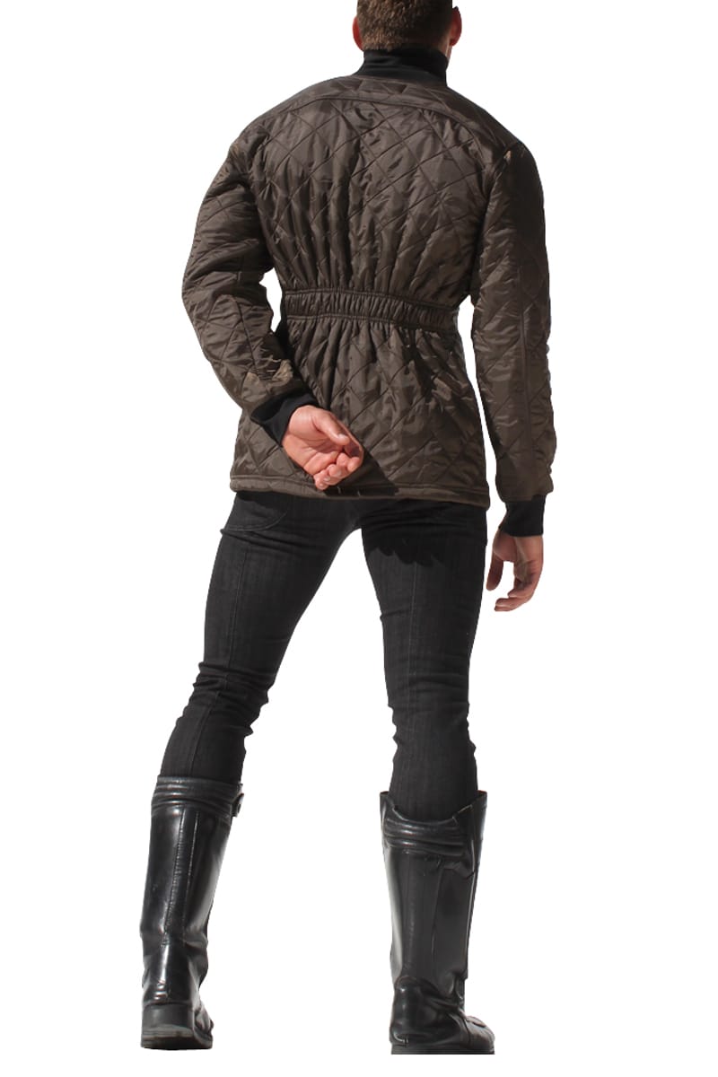 Rufskin Brown Garage Quilted Jacket