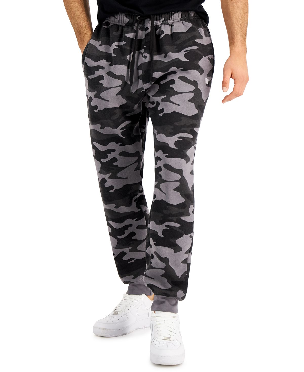 Russell Athletic Club Camo Joggers Black Camo